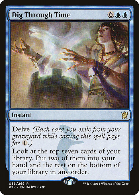 Dig Through Time from Khans of Tarkir (Rare)