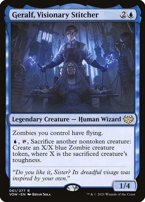Geralf, Visionary Stitcher (Rare)