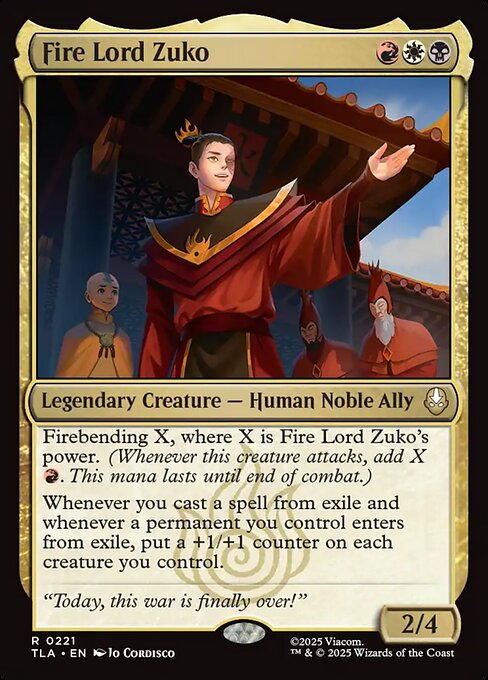 Fire Lord Zuko (Rare)