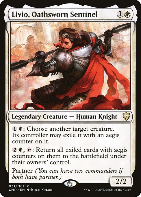 Livio, Oathsworn Sentinel (Rare)