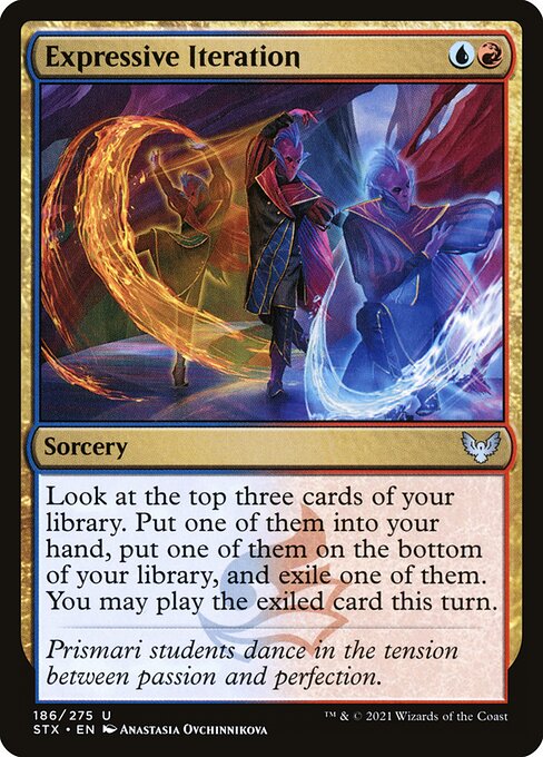 Expressive Iteration from Strixhaven: School of Mages (Uncommon)