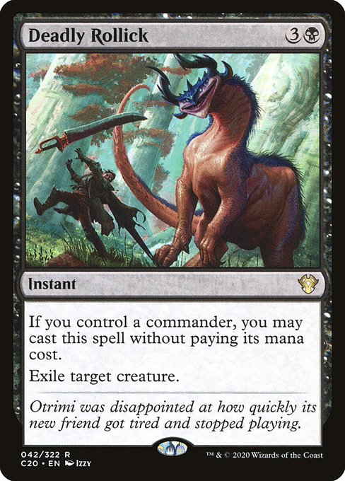 Deadly Rollick from Commander 2020 (Rare)