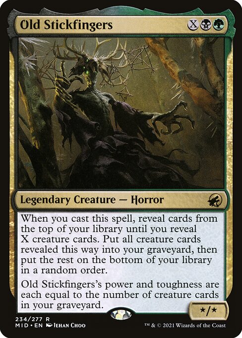 Old Stickfingers from Innistrad: Midnight Hunt (Rare)