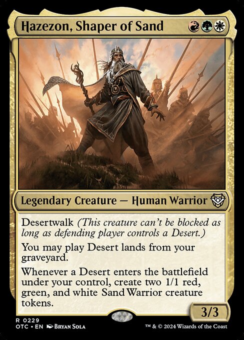 Hazezon, Shaper of Sand (Rare)