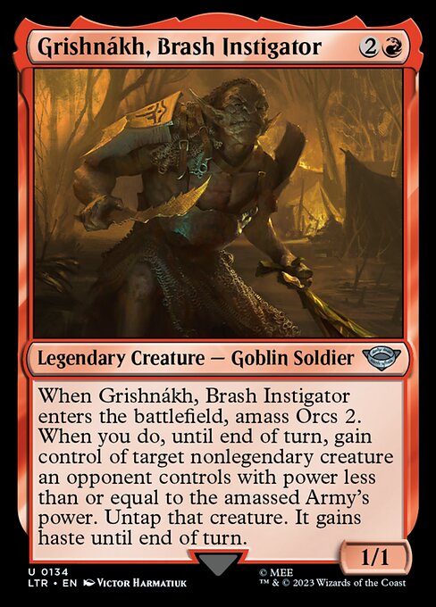 Grishnákh, Brash Instigator (Uncommon)