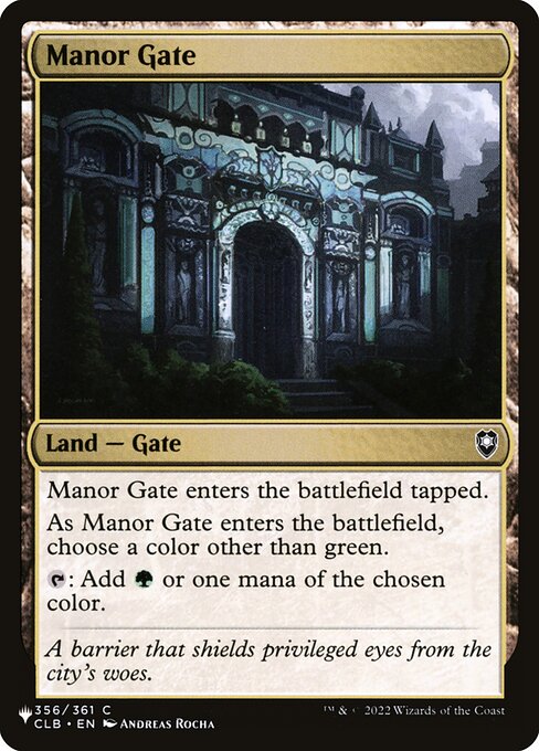 Manor Gate (Common)
