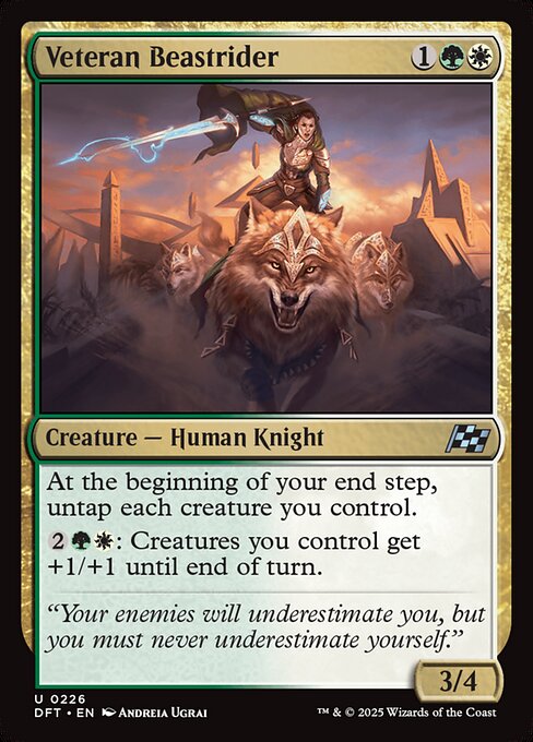 Veteran Beastrider (Uncommon)