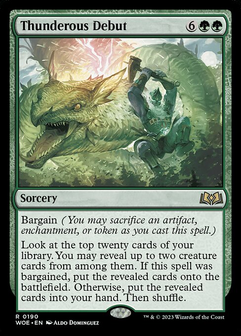 Thunderous Debut (Rare)