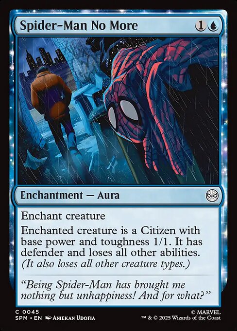 Spider-Man No More (Common)