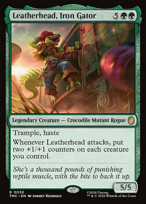 Leatherhead, Iron Gator (Rare)