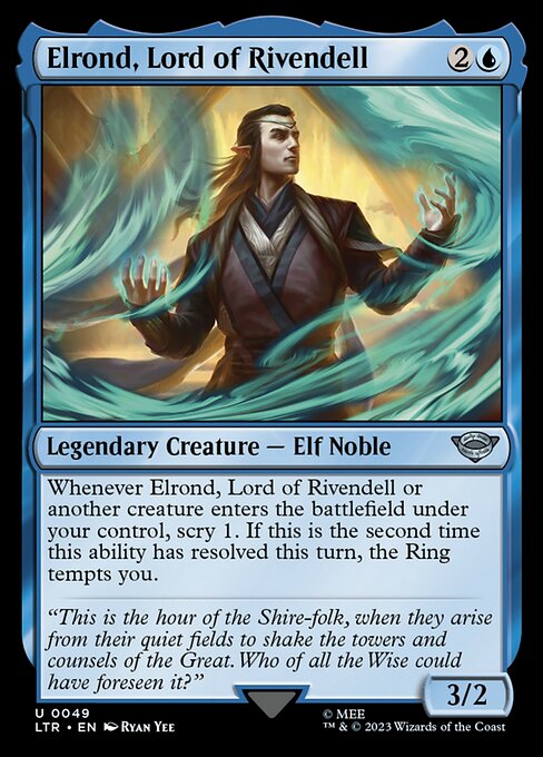 Elrond, Lord of Rivendell (Uncommon)