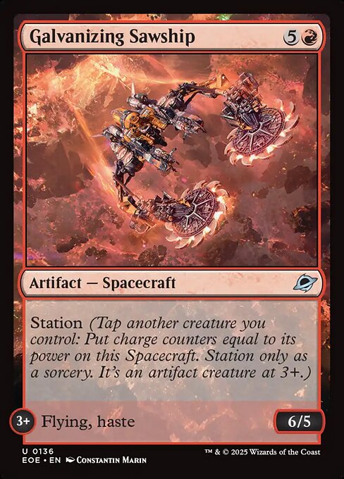 Galvanizing Sawship (Uncommon)