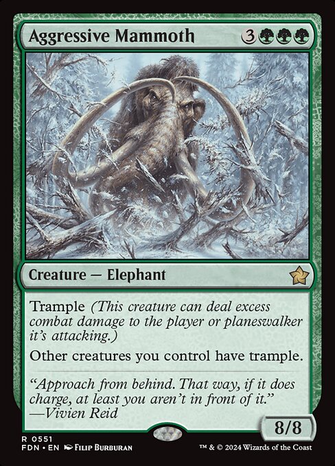 Aggressive Mammoth (Rare)