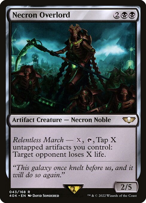Necron Overlord (Rare)