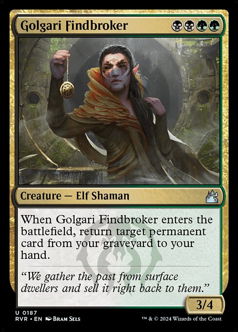 Golgari Findbroker (Uncommon)