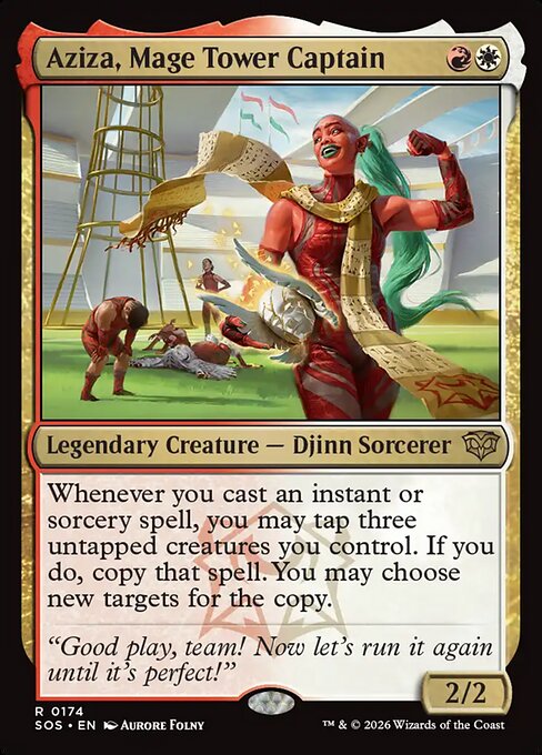 Aziza, Mage Tower Captain (Rare)