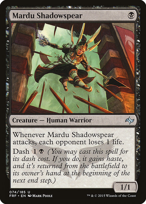 Mardu Shadowspear (Uncommon)