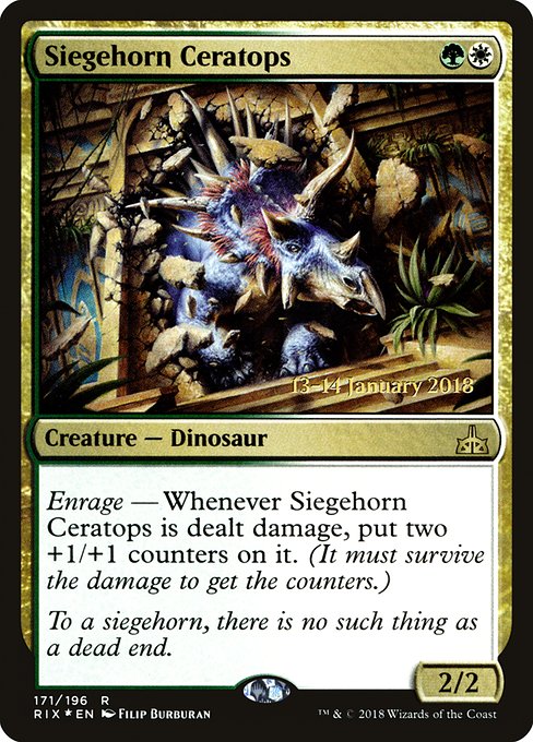 Siegehorn Ceratops (Rare)