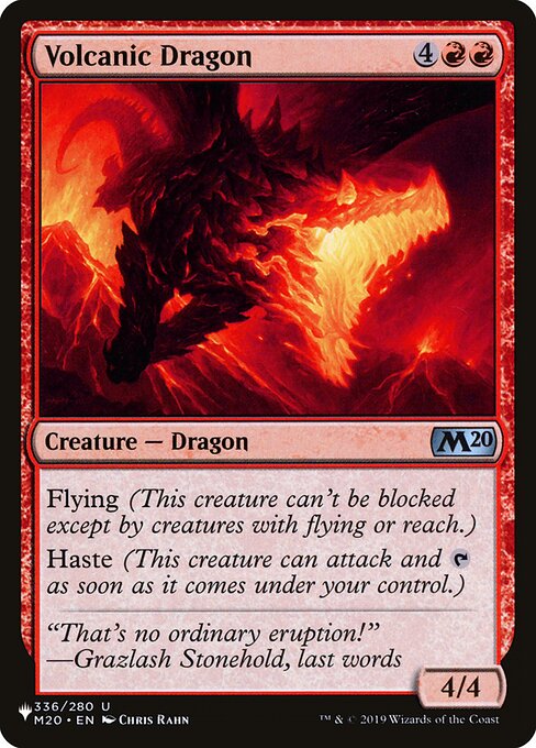 Volcanic Dragon (Uncommon)