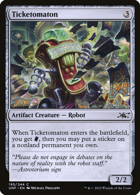 Ticketomaton from Unfinity (Common)