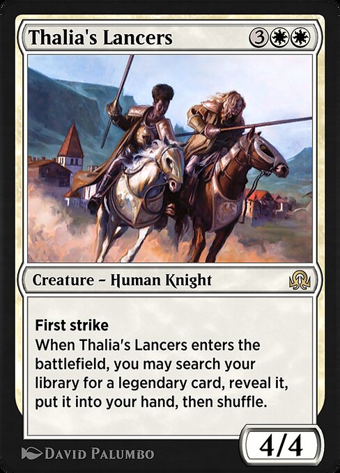 Thalia's Lancers #50 – Shadows over Innistrad Remastered Thalia's Lancers from Shadows over Innistrad Remastered (Rare)