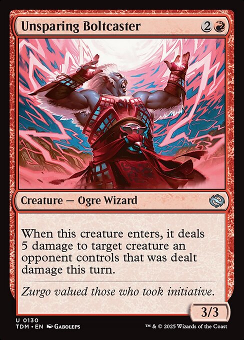 Unsparing Boltcaster (Uncommon)
