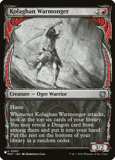 Kolaghan Warmonger (Uncommon)