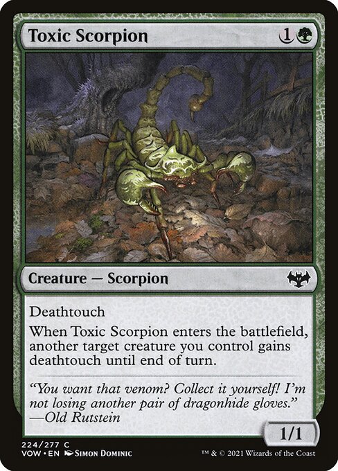 Toxic Scorpion (Common)