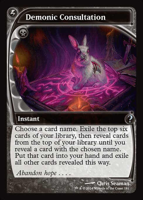 Demonic Consultation (Uncommon)