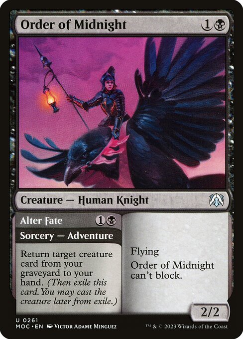 Order of Midnight // Alter Fate (Uncommon)