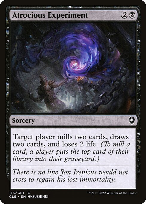 Atrocious Experiment (Common)
