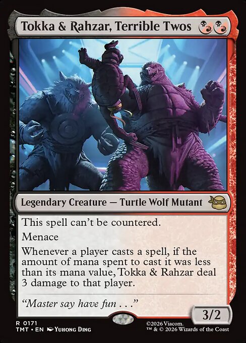 Tokka & Rahzar, Terrible Twos (Rare)