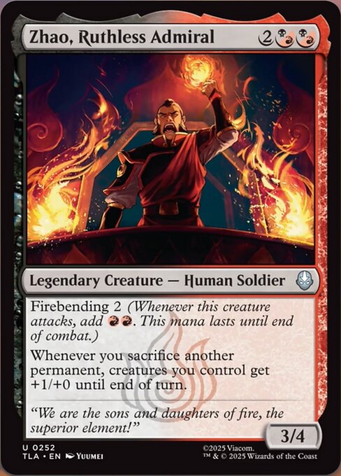 Zhao, Ruthless Admiral (Uncommon)
