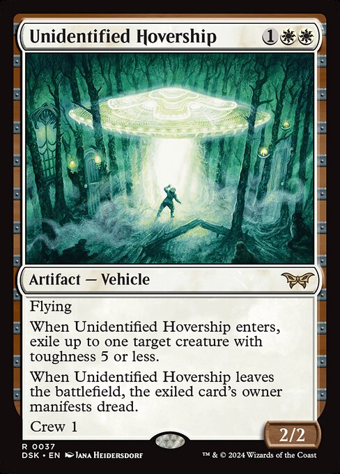Unidentified Hovership (Rare)