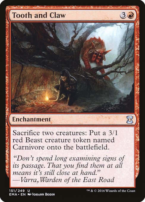 Tooth and Claw (Uncommon)