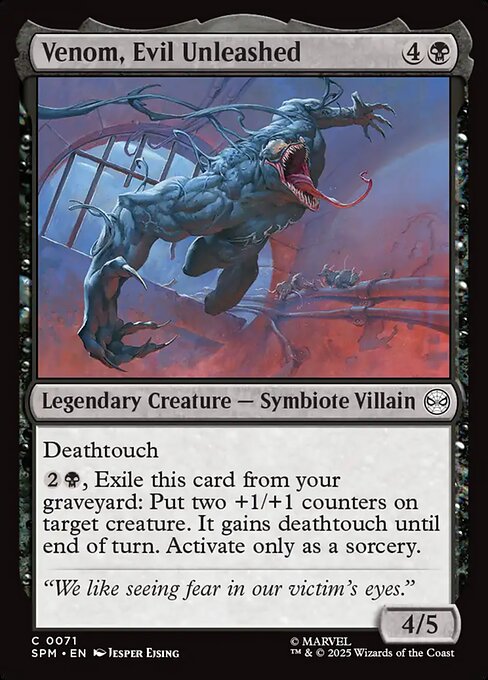 Venom, Evil Unleashed (Common)
