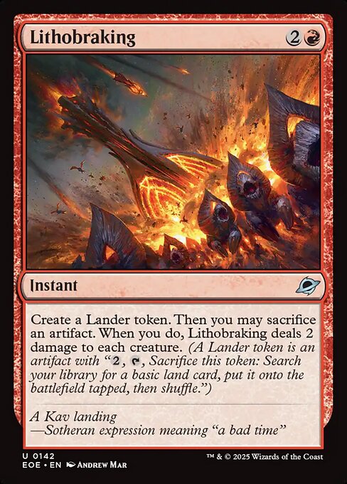 Lithobraking (Uncommon)