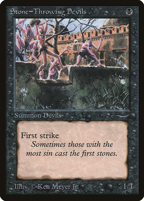 Stone-Throwing Devils from Arabian Nights (Common)
