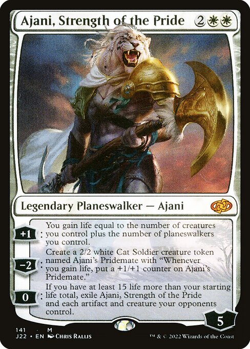 Ajani, Strength of the Pride (Mythic)