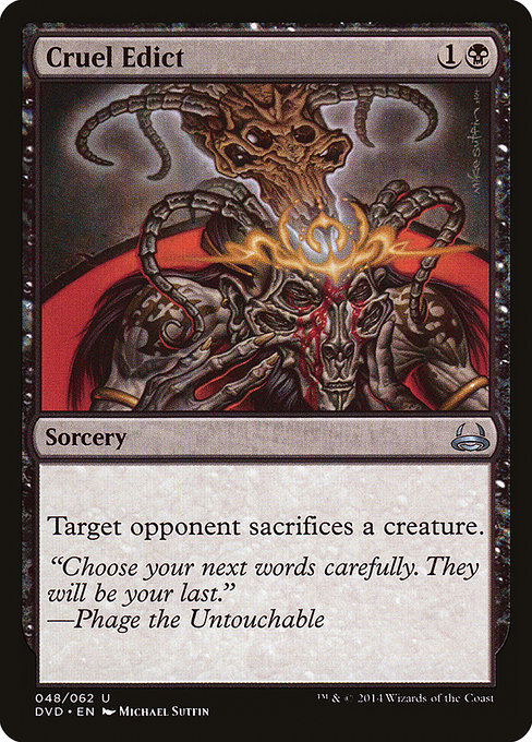 Cruel Edict (Uncommon)