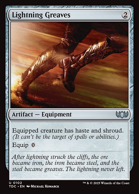 Lightning Greaves (Uncommon)