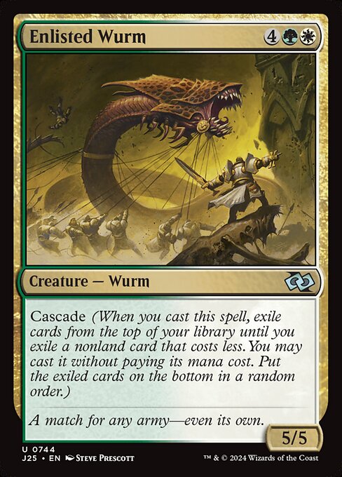 Enlisted Wurm (Uncommon)