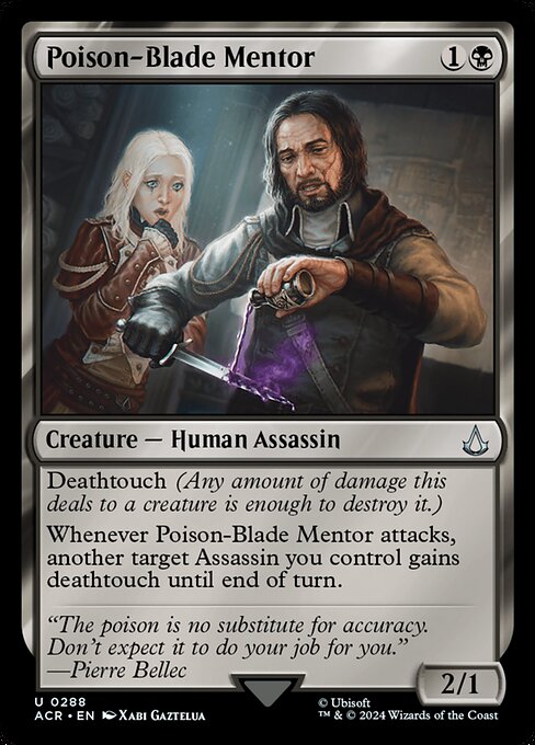 Poison-Blade Mentor (Uncommon)