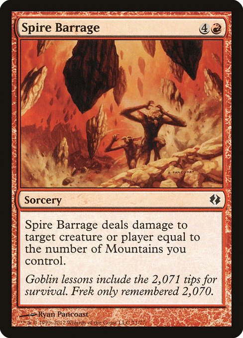 Spire Barrage (Common)