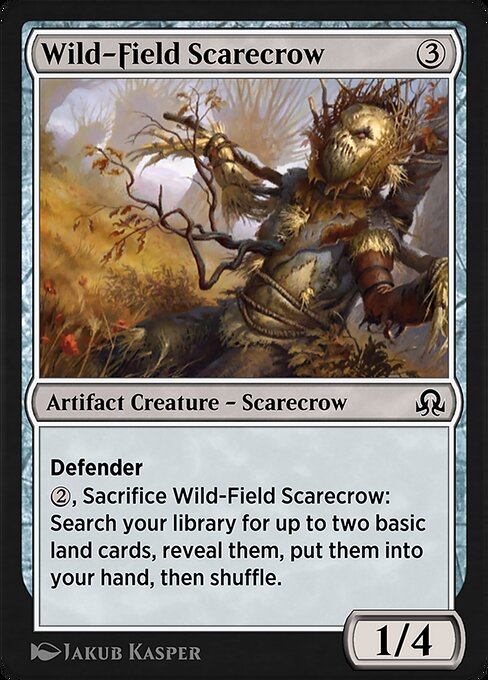 Wild-Field Scarecrow #263 – Shadows over Innistrad Remastered Wild-Field Scarecrow from Shadows over Innistrad Remastered (Common)