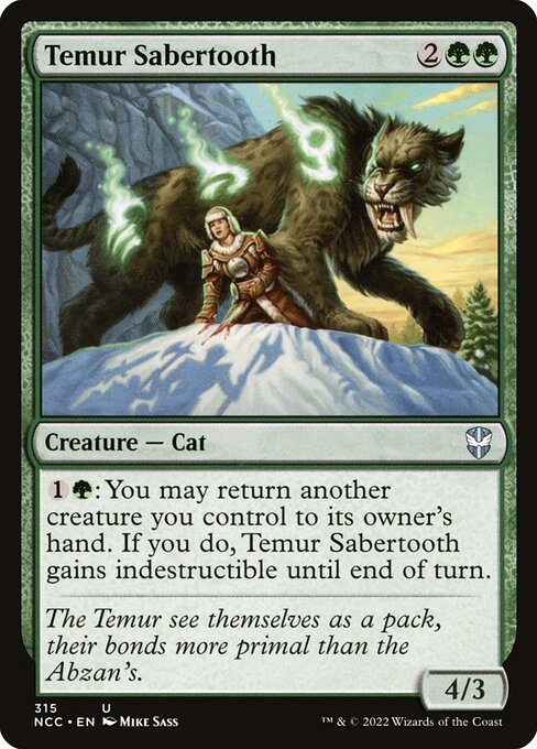 Temur Sabertooth (Uncommon)