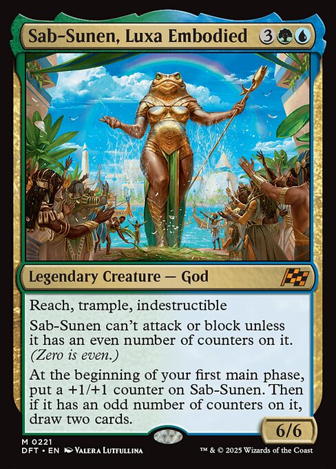 Sab-Sunen, Luxa Embodied (Mythic)