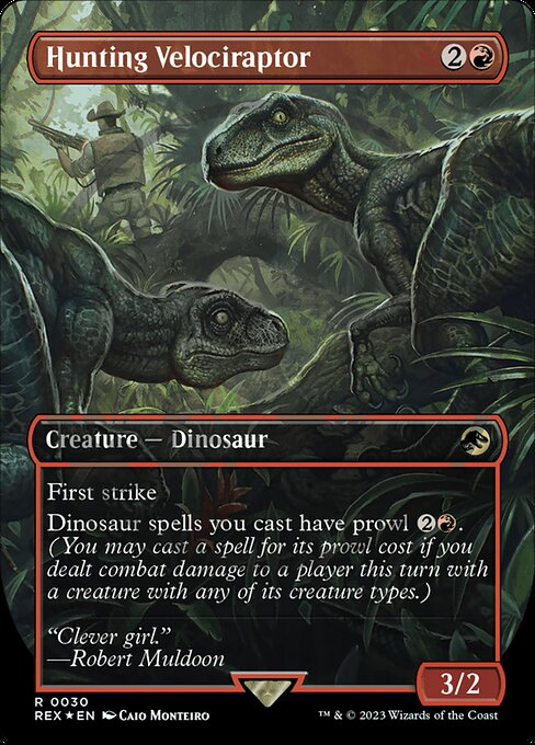 Hunting Velociraptor (Rare)