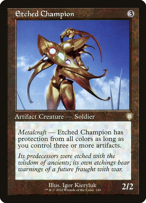 Etched Champion (Rare)