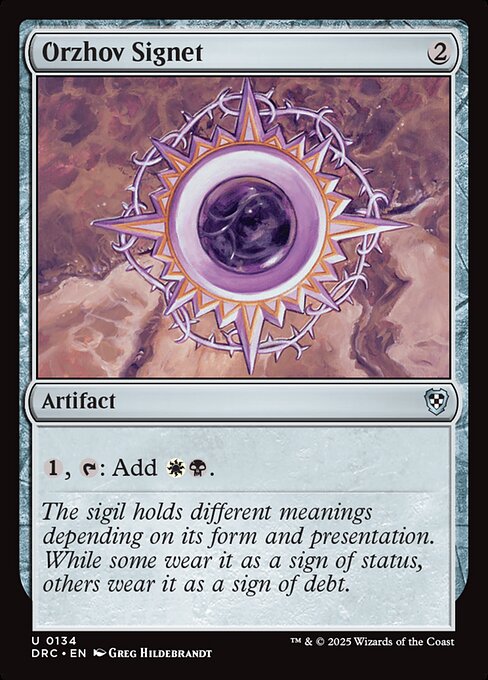 Orzhov Signet (Uncommon)